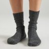 Men Loop Cashmere | Mens Cashmere Socks In Shale Grey