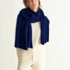 Accessories Loop Cashmere | Cashmere Lofty Blanket Scarf In Midnight Blue