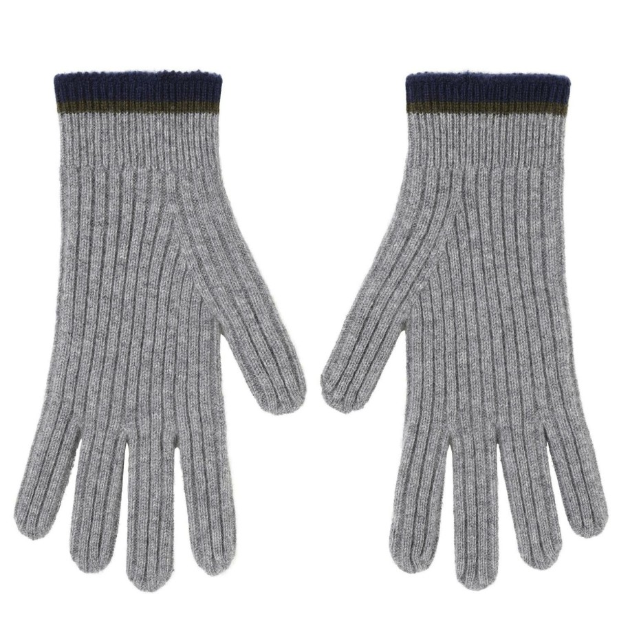 Men Loop Cashmere | Mens Cashmere Gloves In Derby Grey