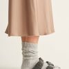 Women Loop Cashmere | Cashmere Sock In Foggy Grey