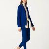 Women Loop Cashmere | Cashmere Zip Through Hoodie In Midnight