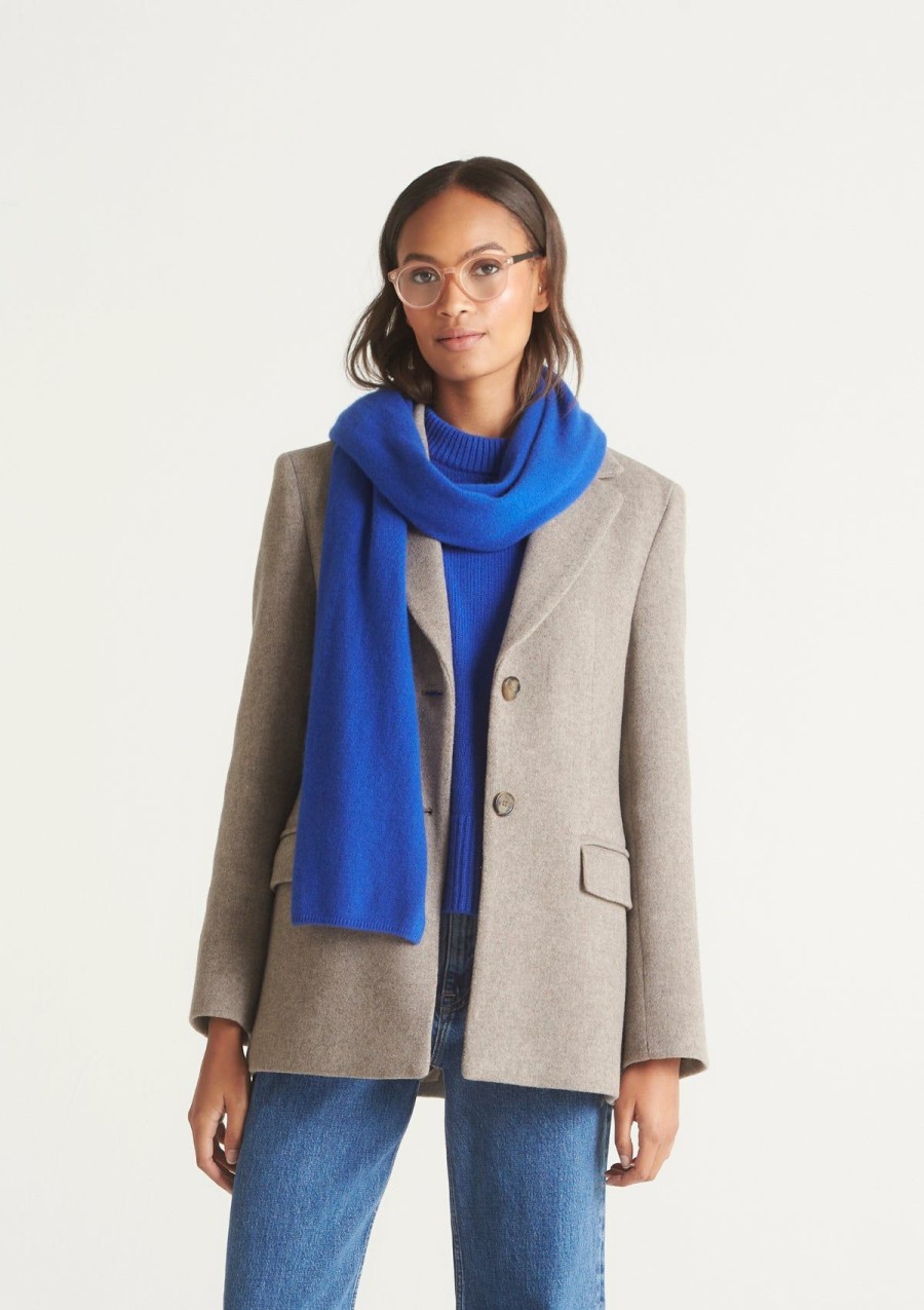 Accessories Loop Cashmere | Lofty Cashmere Scarf In Klein Blue