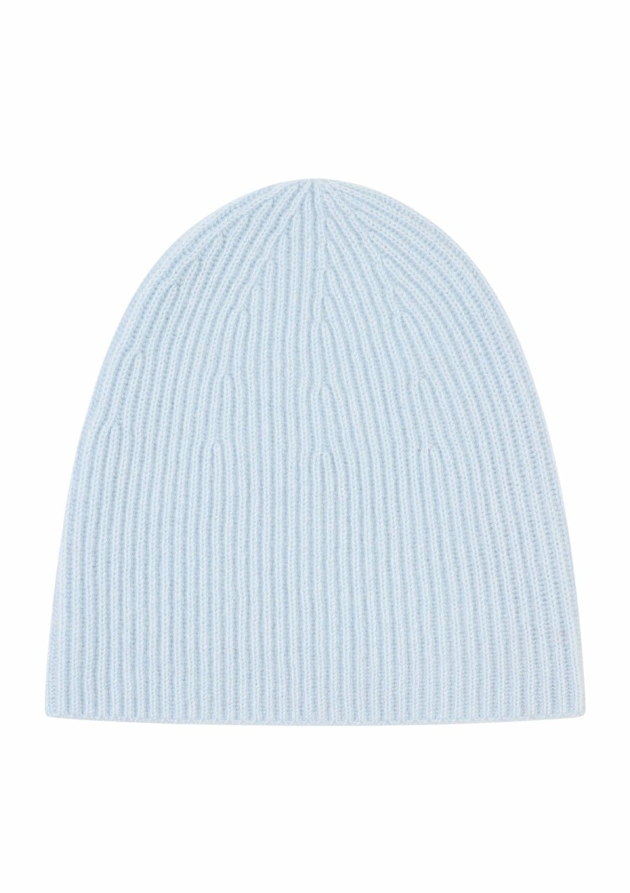 Accessories Loop Cashmere | Cashmere Beanie In Whisper Blue