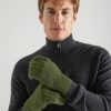 Men Loop Cashmere | Mens Cashmere Gloves In Cypress Green