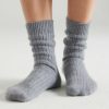 Men Loop Cashmere | Mens Cashmere Socks In Derby Grey