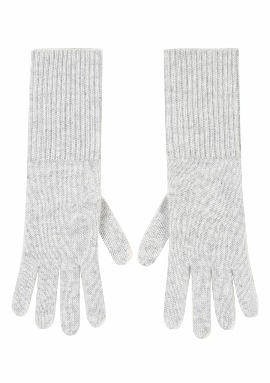 Accessories Loop Cashmere | Cashmere Glove In Foggy Grey