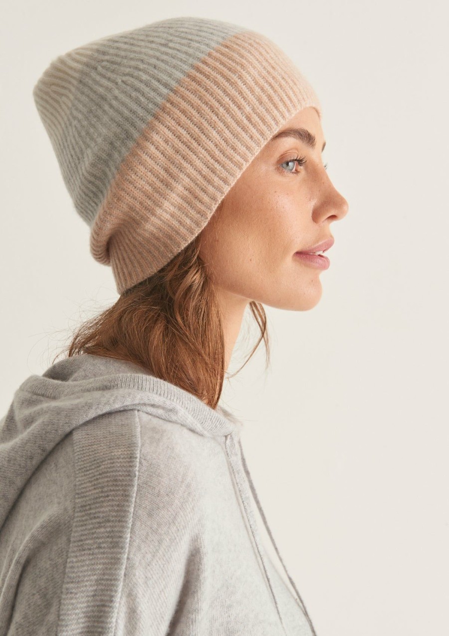 Accessories Loop Cashmere | Cashmere Beanie In Striped