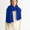 Accessories Loop Cashmere | Cashmere Lofty Blanket Scarf In Klein Blue