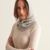 Accessories Loop Cashmere | Cashmere Hood In Foggy Grey