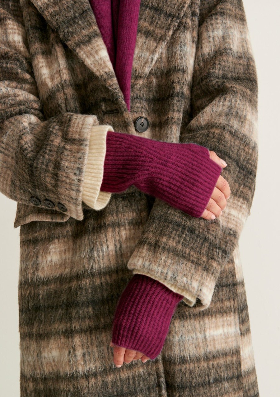 Accessories Loop Cashmere | Cashmere Mitt In Barolo Red