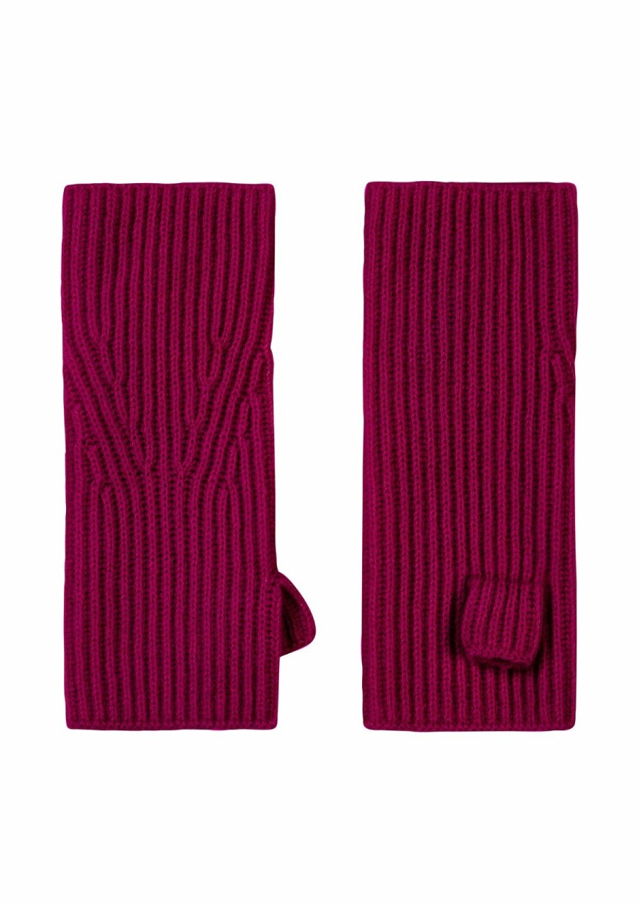 Accessories Loop Cashmere | Cashmere Mitt In Barolo Red