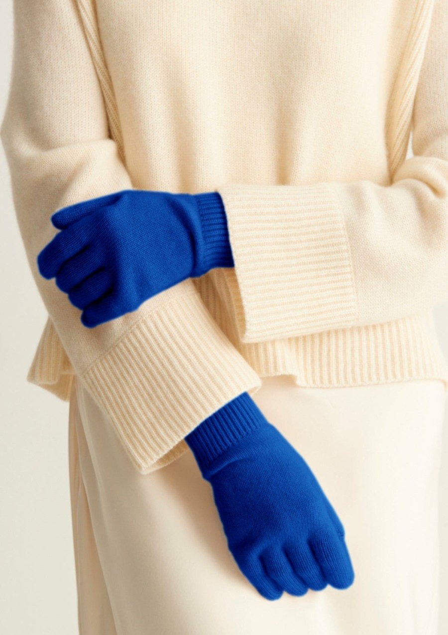 Accessories Loop Cashmere | Cashmere Glove In Klein Blue