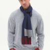 Men Loop Cashmere | Mens Cashmere Scarf In Derby Colourblock