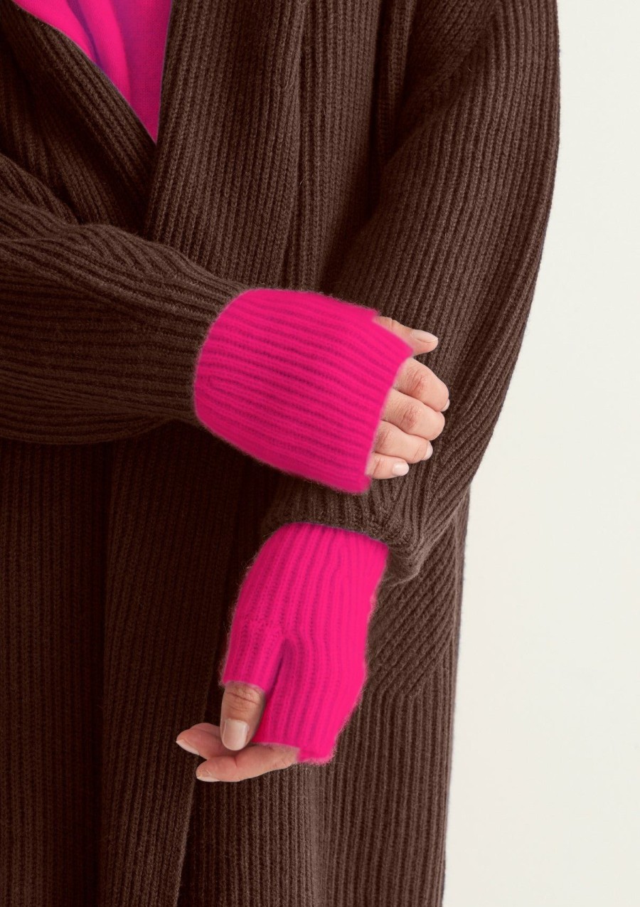 Accessories Loop Cashmere | Cashmere Mitt In Cherry Pink