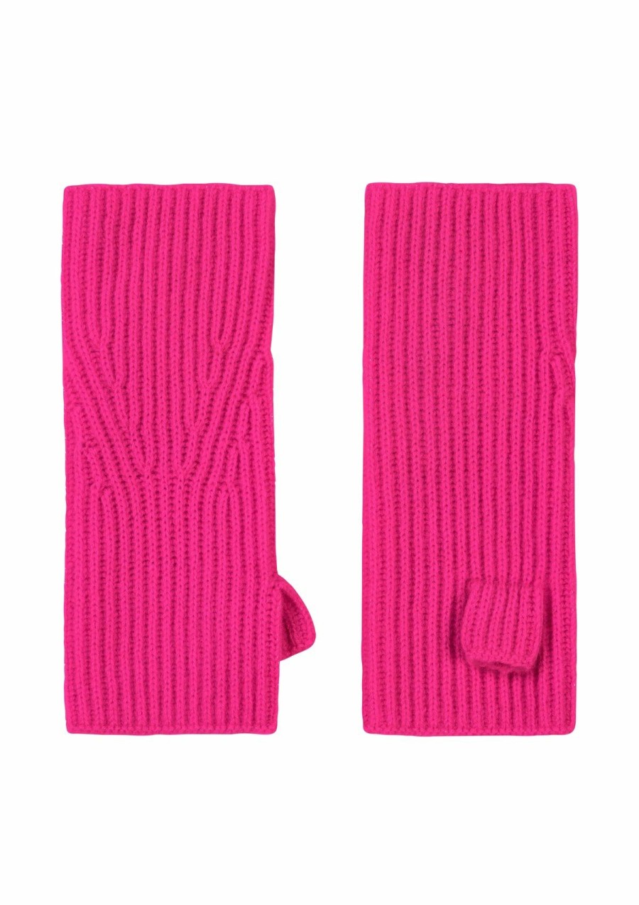 Accessories Loop Cashmere | Cashmere Mitt In Cherry Pink