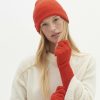 Accessories Loop Cashmere | Cashmere Glove In Tomato Red