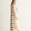 Accessories Loop Cashmere | Cashmere Lofty Blanket Scarf In Natural Stripe